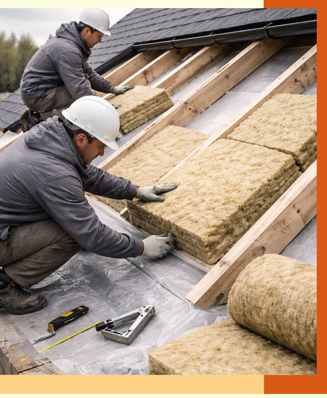 Утепление крыши в Великом Устюге от 1883 руб./м2 — комплексное утепление кровли | ТепломастерВлс